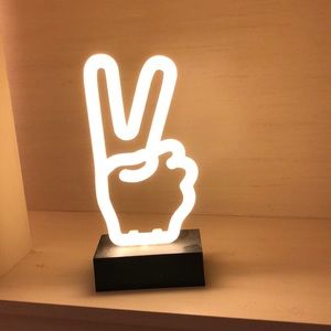 light up peace sign